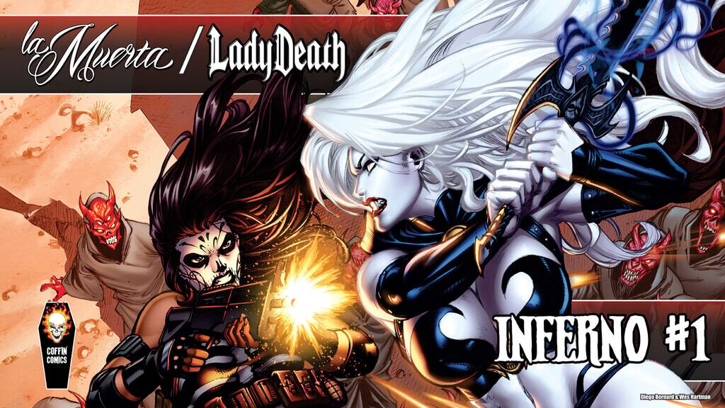 Coffin Comics' All-New La Muerta / Lady Death #1: Inferno!